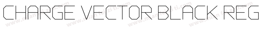Charge Vector Black Regular字体转换
